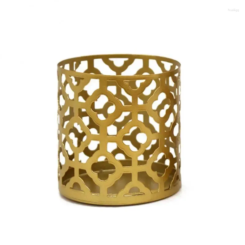 Candle Holders w kształcie kutego żelaza wysokiej jakości przyjęcie Centralne elementy Nordic Corrosion odporne na 30G Dekoracja Bożego Narodzenia 40G