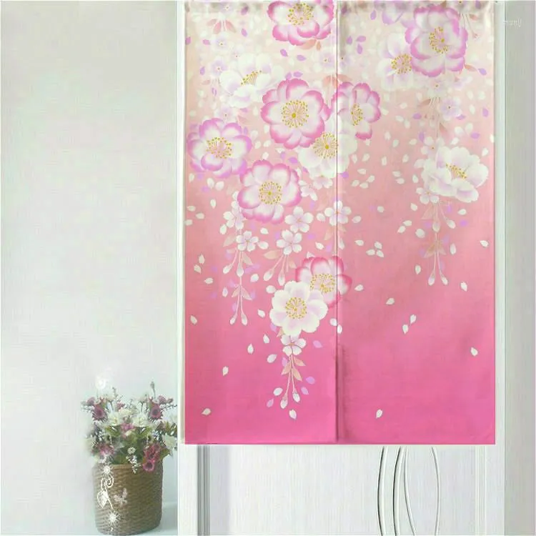 Rideau Nice Rideaux Classique Japon Style Fleurs Série Porte Ménage Géomantique Chanceux 85x150cm