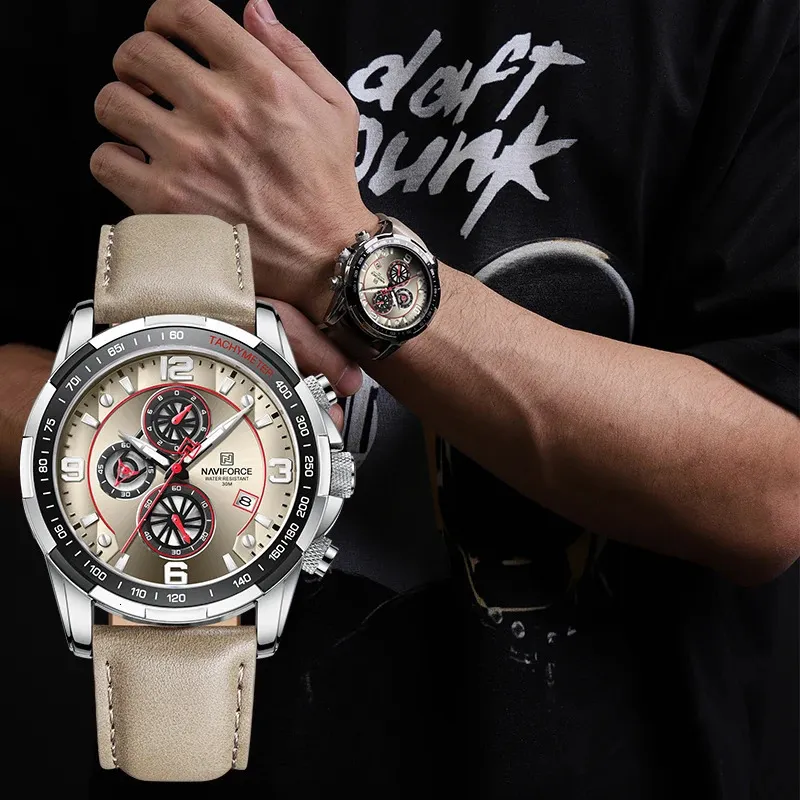 Women's Watches Top Brand Luxury NAVIFORCE 100% Original Fashion Watch For Men Multifunction Sport Waterproof Man Quartz WristWatches Clock 231107