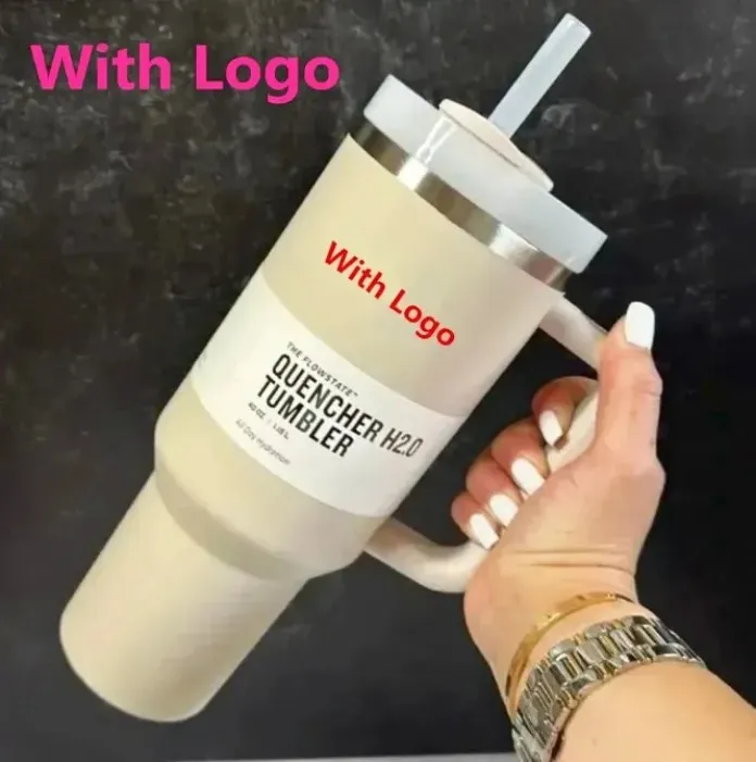 2nd Gen 24H Ship Quencher Tumblers With H2.0 Stainless Steel Cups, Silicone  Handle, Lid, Straw 40oz Car Mugs And Insulated Bottle With Straw From  Babyonline, $11.02