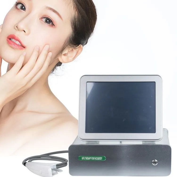 Hot Professional 4D HIFU Face Lifting Beauty Items 8 Cartucce Macchina Macchina portatile per la rimozione delle rughe per il rafforzamento della pelle del viso