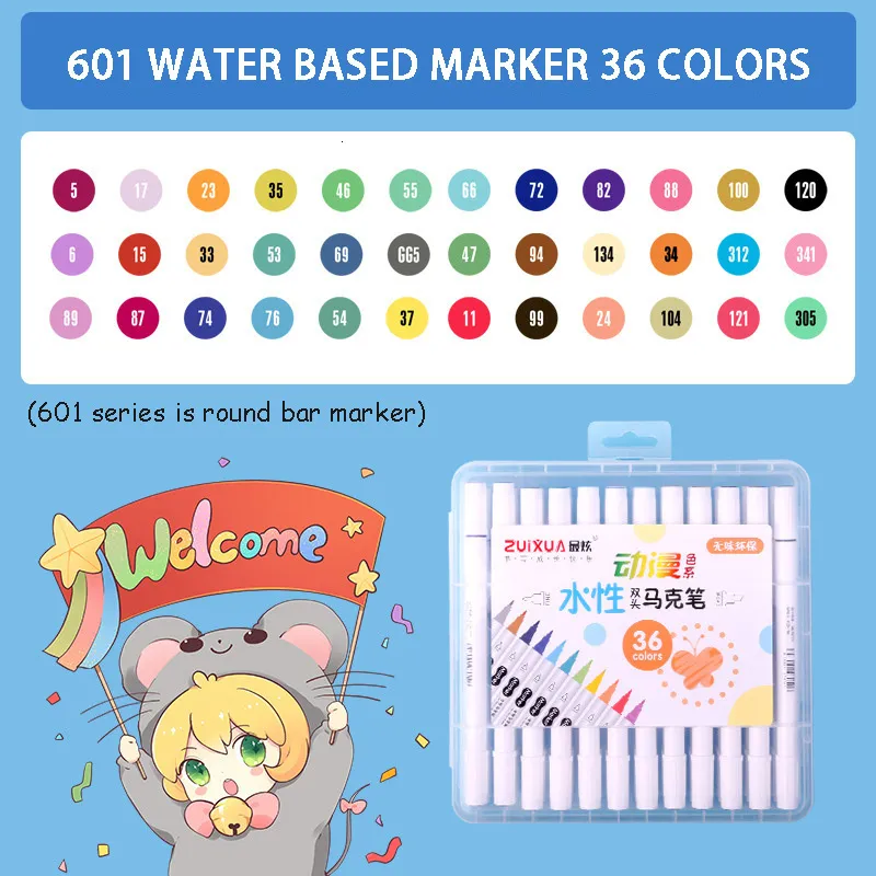 Double Headed Art Marker Set, Washable Drawing Pens | DHgate