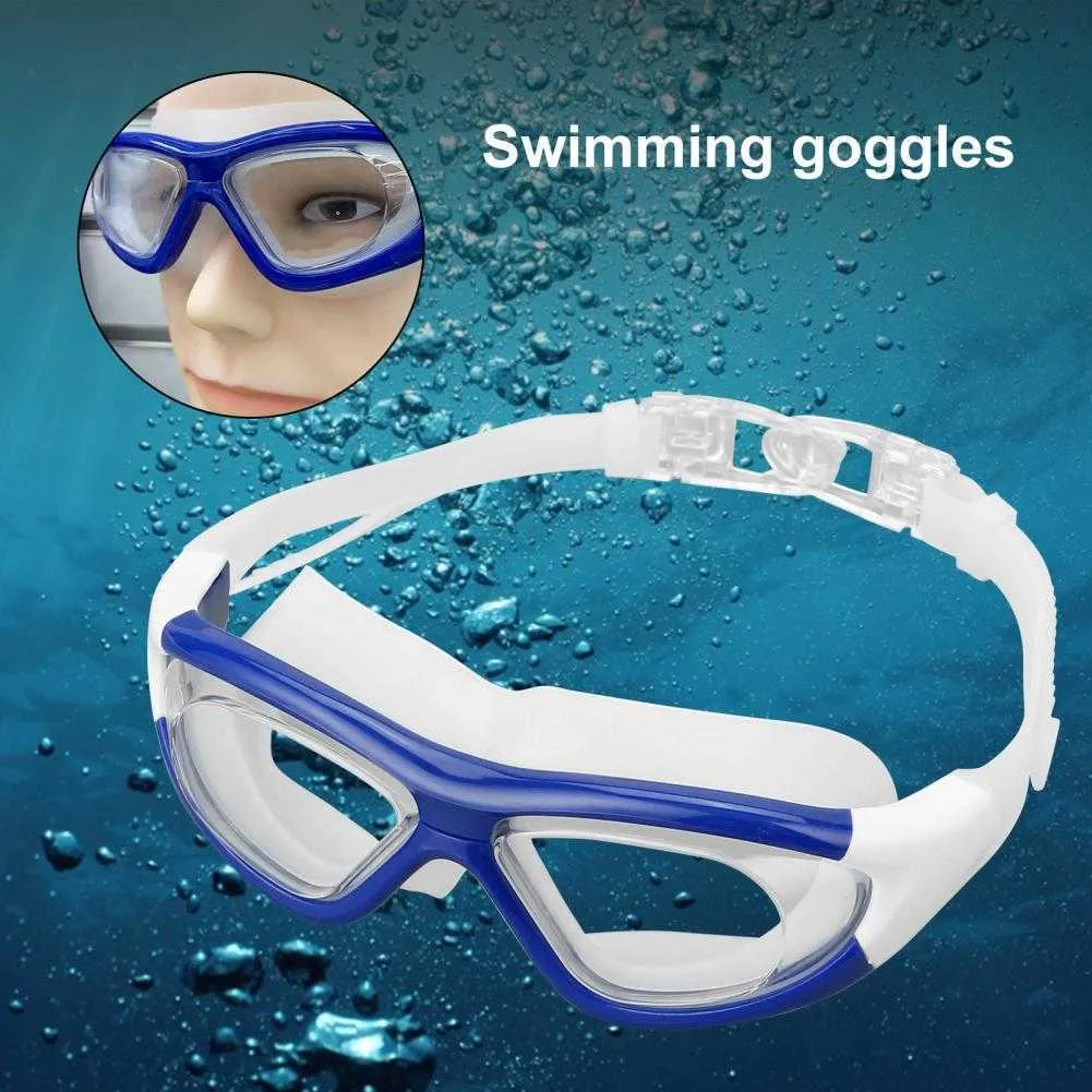 Goggles Anti-fog Swimming Goggles Professional Anti-fade Swimming Glasses Non-slip Unisex Diving Glasses Safe Rubber Swimming Eyewear P230408