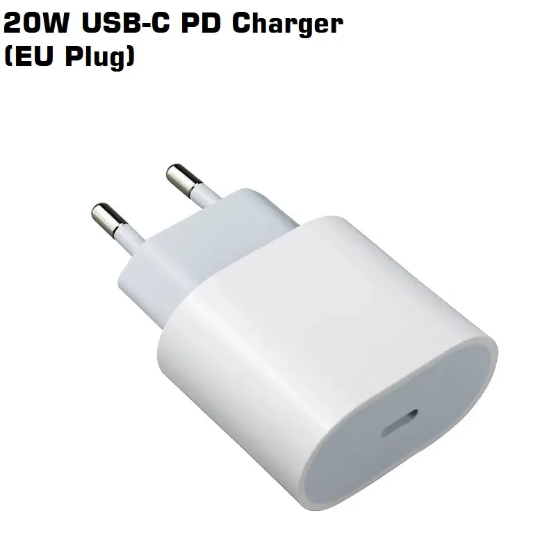 USB C Charger Eu Plug Pd 20W Type C Charger Europe Wall Power Adapter