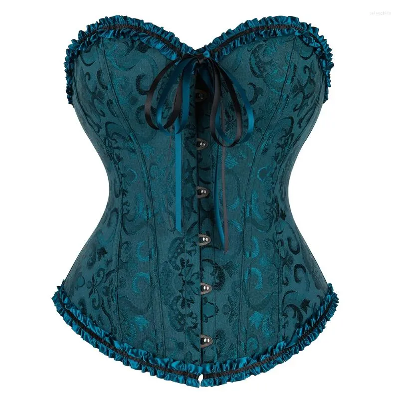 Dropship Flower Pattern Back Lace Up Adjustable Corset Sexy