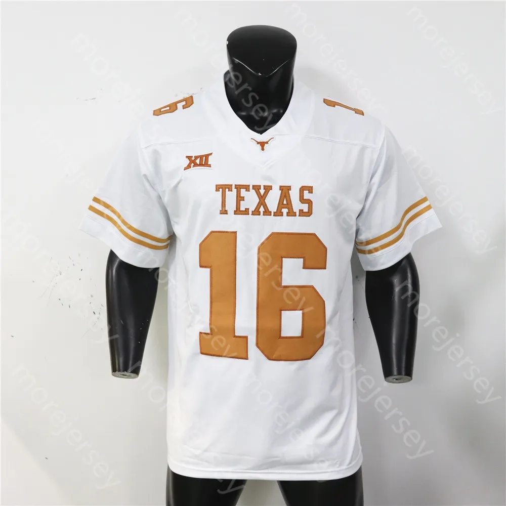 Texas Longhorns Football Jersey NCAA College Quinn Ewers Arch Manning Adonai Mitchell Jonathon Brooks Xavier Worthy Young Gbenda Sanders Ford Baxter Blue Hill Jr.