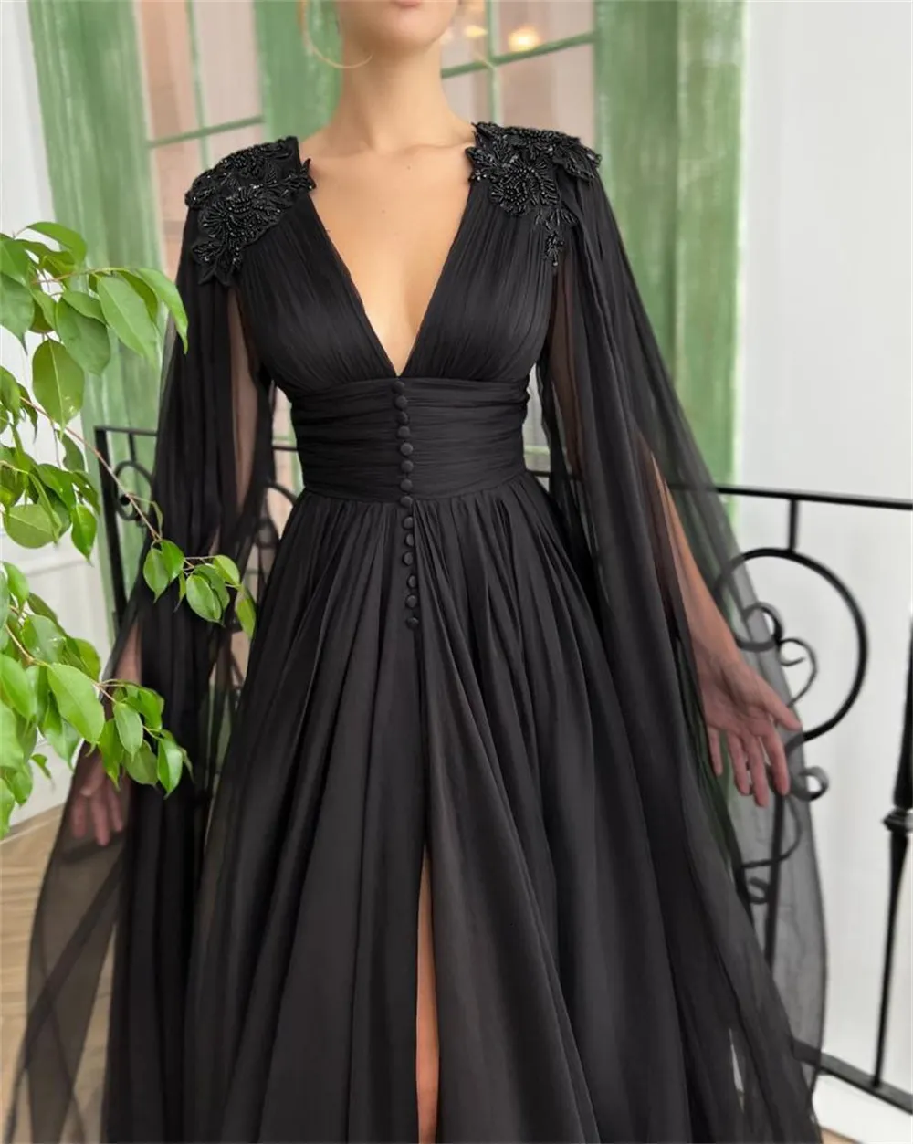 black evening dresses cape town Seven Wonders Black Satin Cape Dress – Shop the Mint