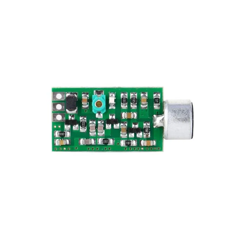 Freeshipping Módulo Transmissor FM 88 MHZ-108 MHZ 07-9 V Microfone captadores Módulo de Microfone Ganho Ajustável MIC Circuito Amplificador de Som Lpno