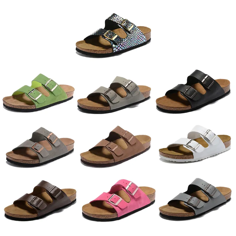 Mannen Slippers Boston Klomp Designer Slides Vrouwen Sandalen Platte Hakken Gesp Mode Strand Sandels Casual Schoenen