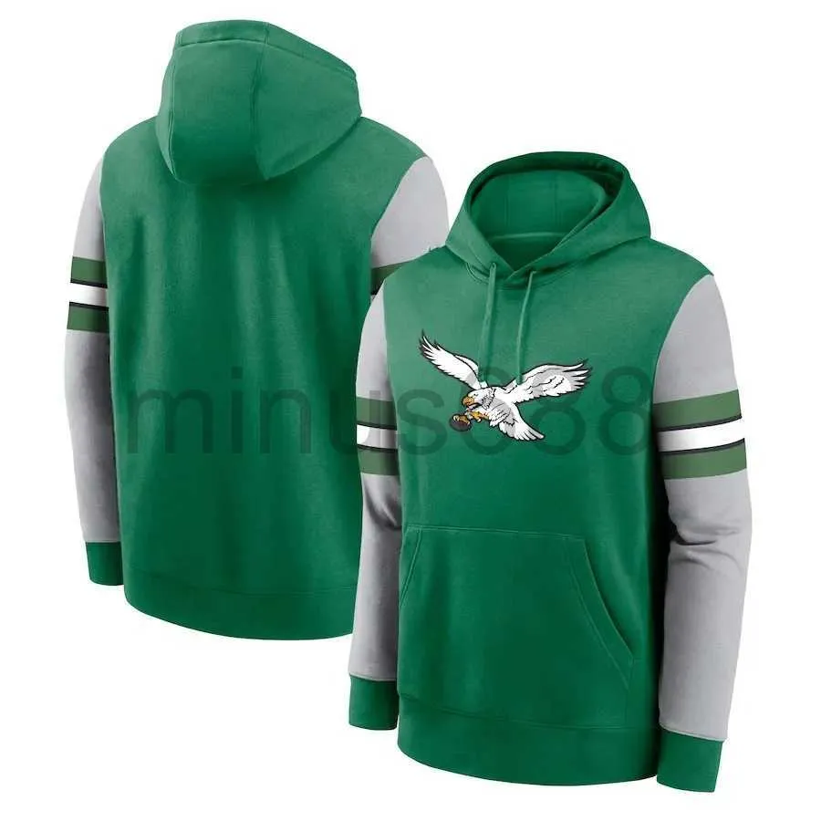 Мужские толстовки с капюшоном с капюшоном Philadelphia''Eagles''Men Sideline Alternate Club Pullover Hoodie - зеленый