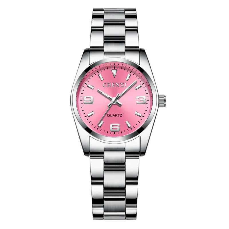 Montres dame étanche double fuseau horaire montres de luxe en acier inoxydable 904L mouvement de balayage mécanique automatique cadran noir rose bracelet en caoutchouc femmes montres