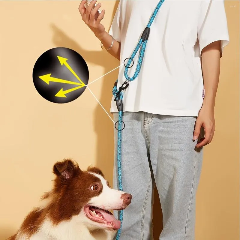 Colarinhos de cachorro crossbody colreheh mãos livres para cães grandes pequenos grandes pistas de corrida de ombro