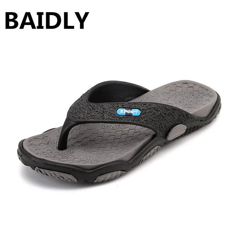 Terlik Baidly Erkek Ayakkabı Yaz İçi Boş Moda Açık Nefes Alabilir Plaj Flip Flops Su