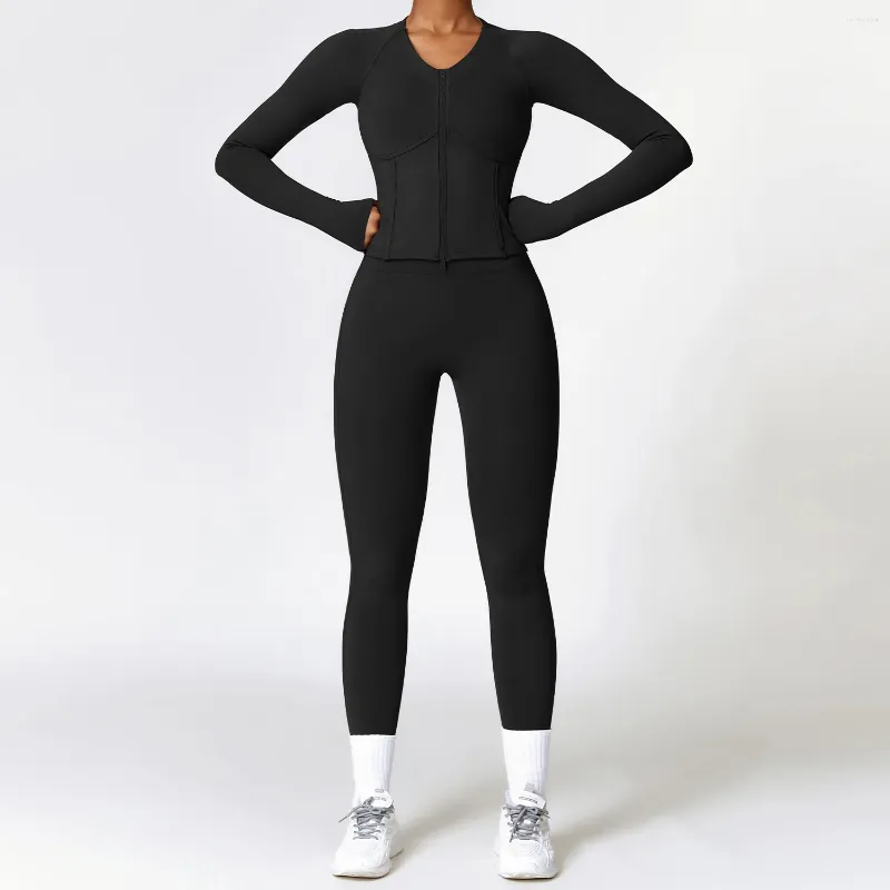 Seamless Active Long Sleeve Yoga Set For Women Long Sleeve Leggings And Gym  Clothes For Fitness And Sports From Noellolitary, $25.73