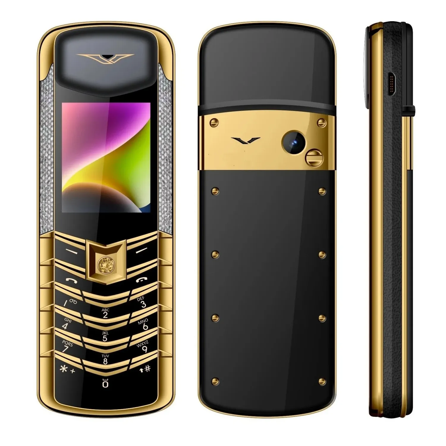 Metallic Android Phones Unlocked Signature Metal Mobile Phone Luxury Classic... From Unitedtech ...