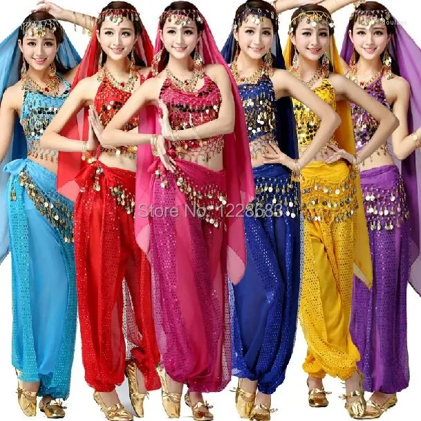 Stage Wear Est Bollywood Belly Dance Costumes For Women Prices Two 2 Piece Set Pant And Top