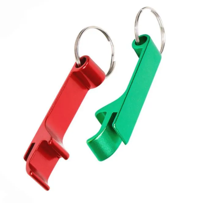 Öppnare färg Aluminium Portable Can Opener Key Chain Ring Tiger Can Opener Anpassad företagets marknadsföringsgåva