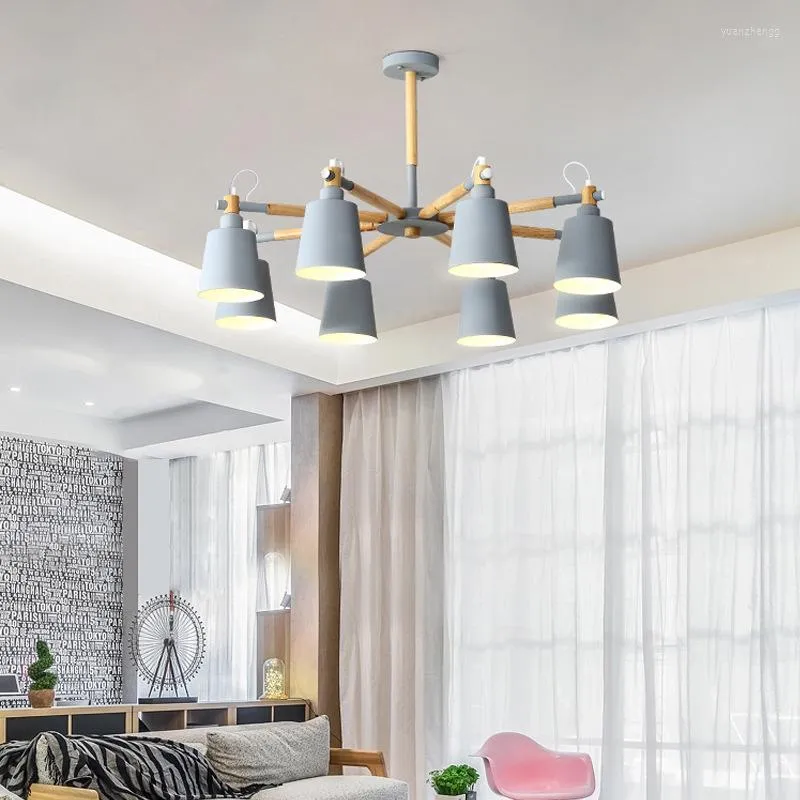 Lustres Style nordique salon créatif lustre chambre à coucher salle à manger moderne Simple luminaires ménagers