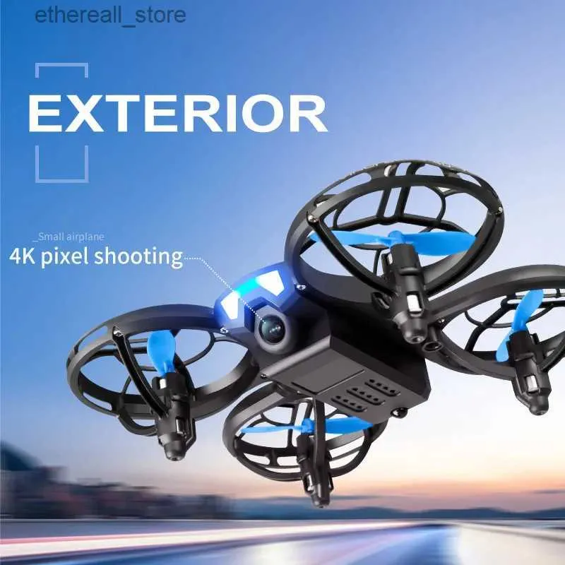 Drohnen Mini V8 Drohne 4K 1080P HD Weitwinkelkamera WiFi FPVDrone Höhe halten faltbare Quadcopter Kinder Spielzeug Geschenk Q231108