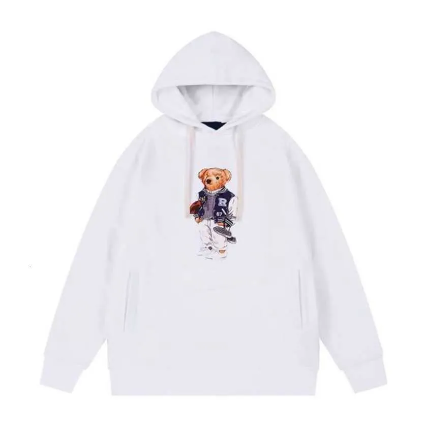 Polo Bear Mens Designer Sweats à capuche Lettres Sweat-shirt imprimé Sweat à capuche Femmes 2023ss Tendance à manches longues Casual Sweat à capuche Top Loosehigh Street Burb Sweatshirts Aguq