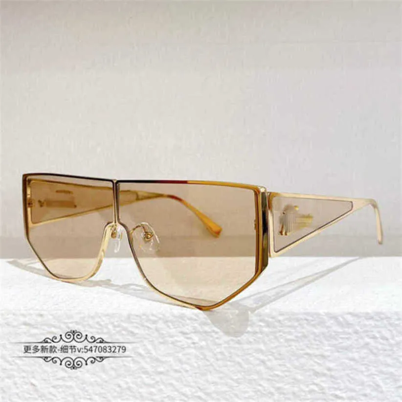 Роскошный дизайнер летние солнцезащитные очки интегрированные линзы моды INSE То же самая персонализированная защита глаз Оглубная FFM0093