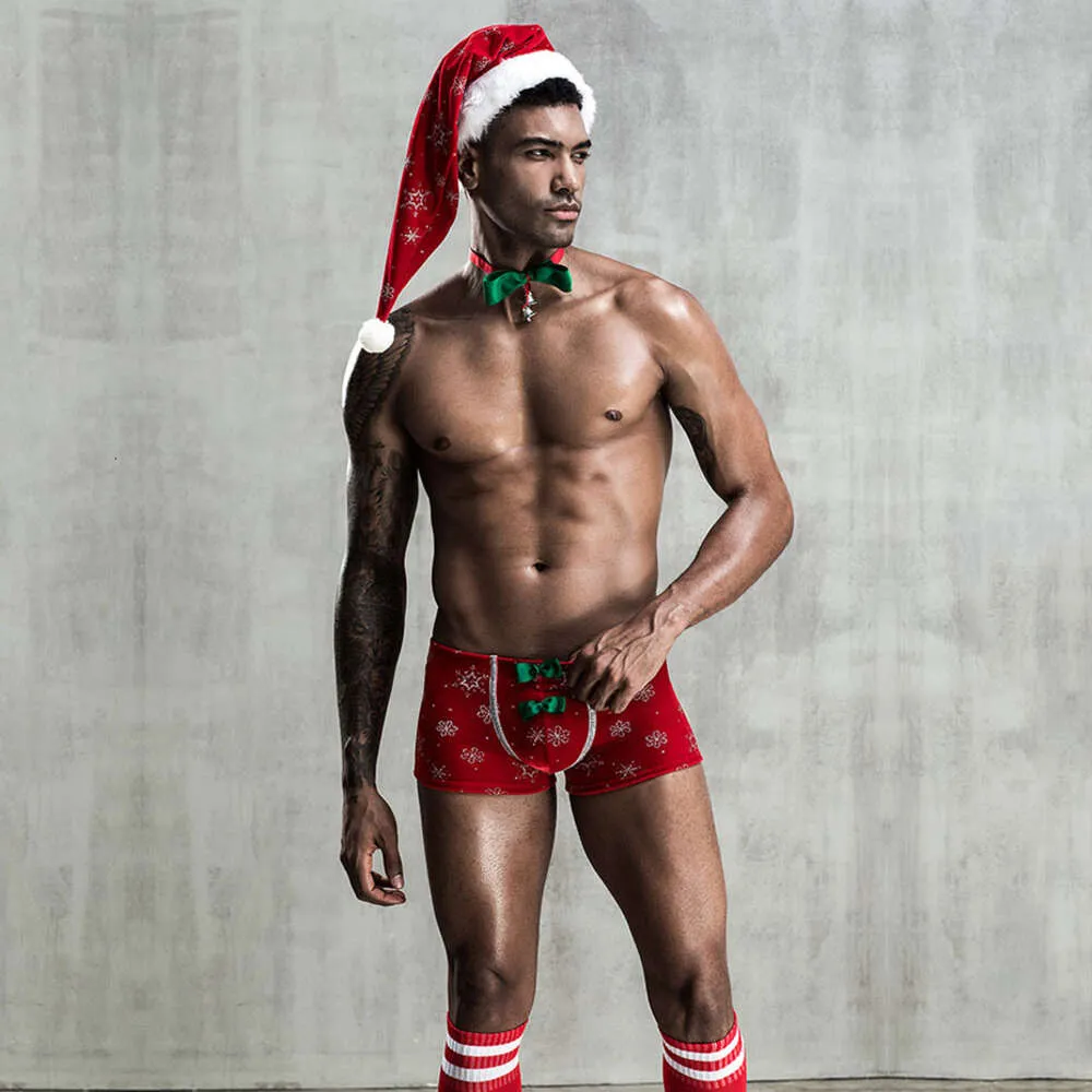 Sexy christmas shop outfit men