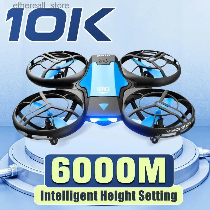 Drones 4K 1080P HD Camera V8 Nieuwe Mini Drone WiFi Fpv Luchtdruk Hoogte Behouden Opvouwbare Quadcopter RC Dron Speelgoed Gift Q231107