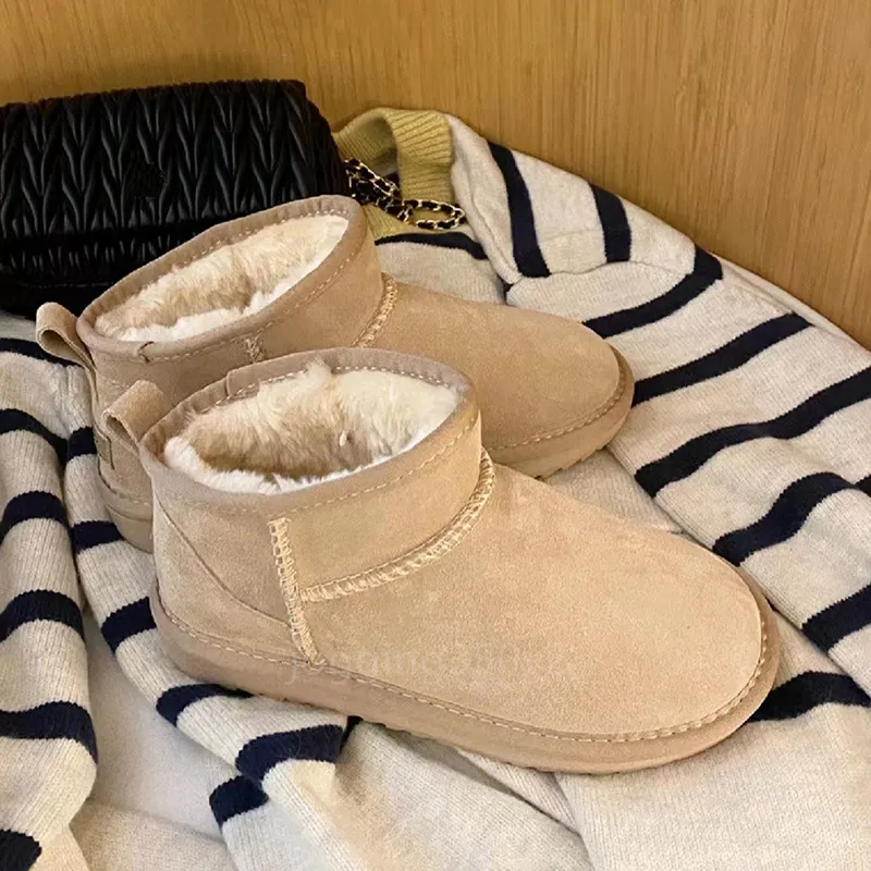 Austrália Botas Tazz Tasman Chinelos Designer Mulheres Neve Inverno Plataforma De Pele De Pele Slides Mulheres Clássico Ultra Mini Camurça Moda Lã Botas De Tornozelo