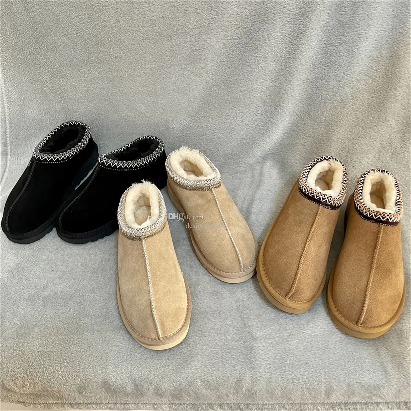 Designerskie buty tasman kapcie australia buty projektant damski zimowe buty ultra mini platforma śnieżna buty tazz puszyste buty kasztanowe klasyczne zamsz