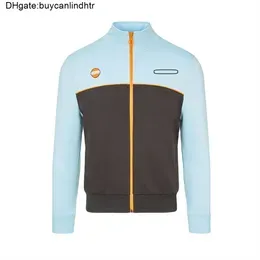 2021 F1 Gulf Classic Hoodie Mclaren Team Cycling Jersey Outdoor Sports Long-sleeved Jacket H65G