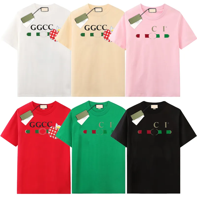 Magliette da uomo e da donna Designer Fashion Magliette a maniche corte Marchio di abbigliamento per il tempo libero estate strada Stampa di cartoni animati e lettere Cottons Tee Luxurys Taglia XS-XL-5