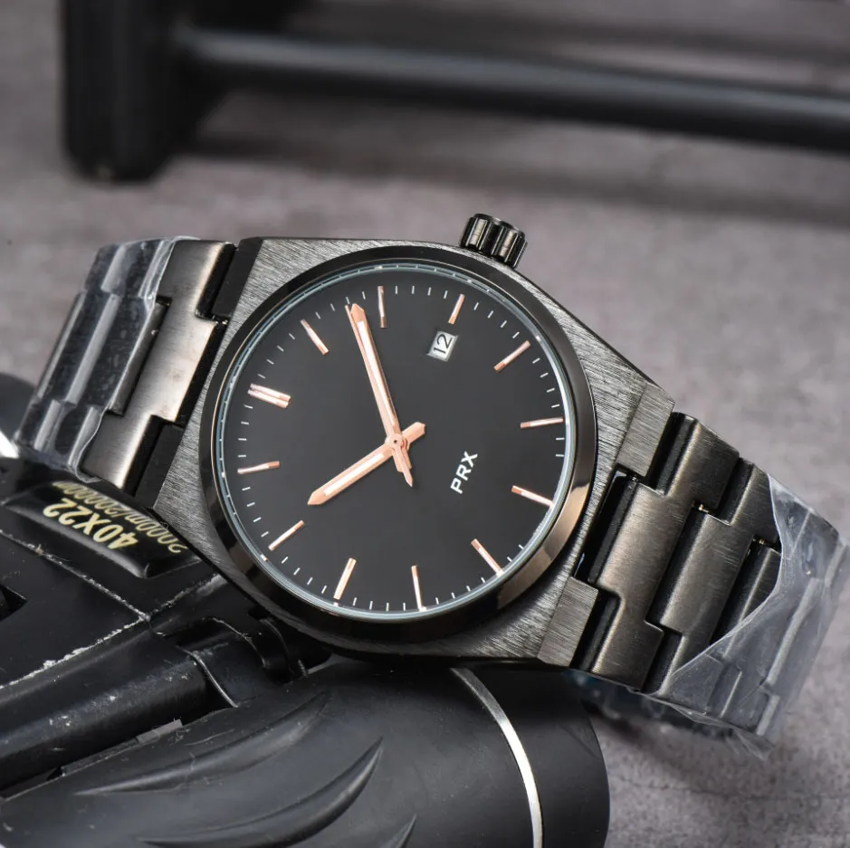 Toppar Mens Watch Luxury Designer Watches 40mm Automatic Mechanical Fashion Classic rostfritt stål Vattentäta lysande safirklockor