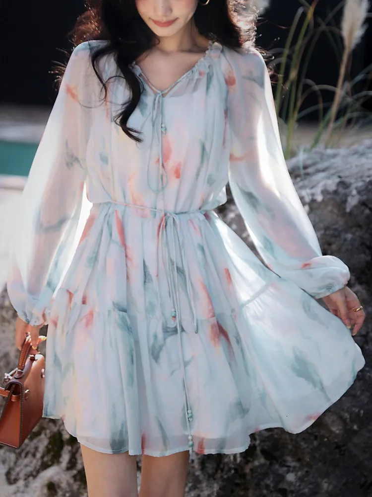 bridal shower dress lace Berylove Women White Courthouse Wedding Dress Lace A-Line Bridal Shower Dress With Long Sleeves, White / US24W