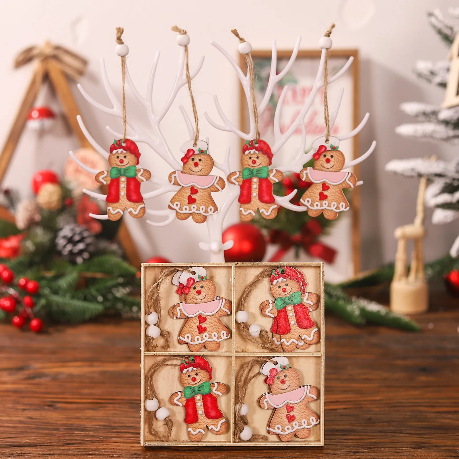10 Pezzi Angeli Pendenti per Albero di Natale, Piccolo Gnoo Albero di