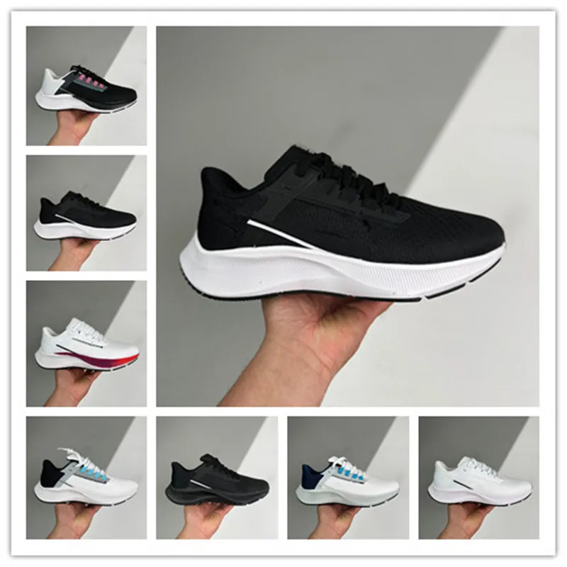 Zoom Pegasus 38 متاحًا للرجال أحذية الركض Kelly Anna London Flyease White Black Flash Crimson Midnight Navy Greedy Outdior Sports Sneakers Sneakers 36-45