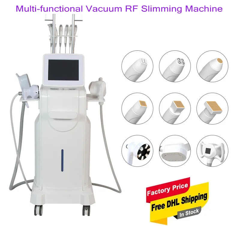 Fabbrica direttamente rullo sottovuoto Rf cavitazione 9 in 1 cavitazione vuoto Rf macchina dimagrante Rf 40k sistema di cavitazione sotto vuoto