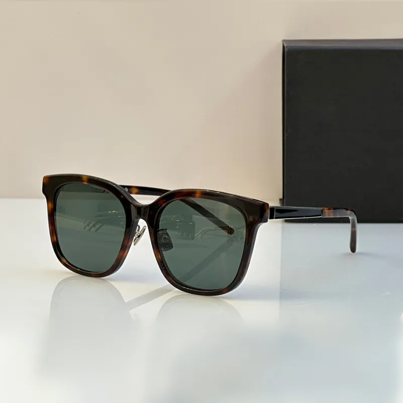 Square Ysltiys O occhiali da sole per gatti sl occhiali da sole da sole semplici outfit in stile europeo essenziale occhiali di buona qualità retrò occhiali da sole rotondi Uv400 Designer Shades