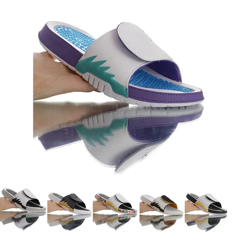 2020 Donna Uomo nuovo stile Hydro 5 V Slide Fire Red Slipper Grape sandali US5.5-11 Pantofole da basket Scarpe da ginnastica