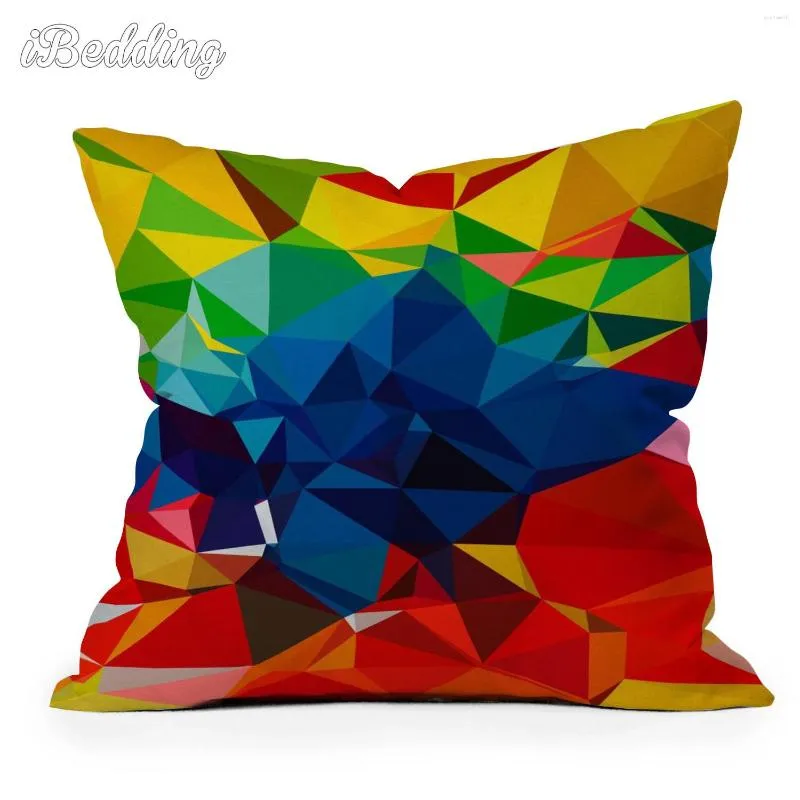Kudde Abstrack Geometric Cover Outside Covers Decorative Soffa Case Living Room Decoration
