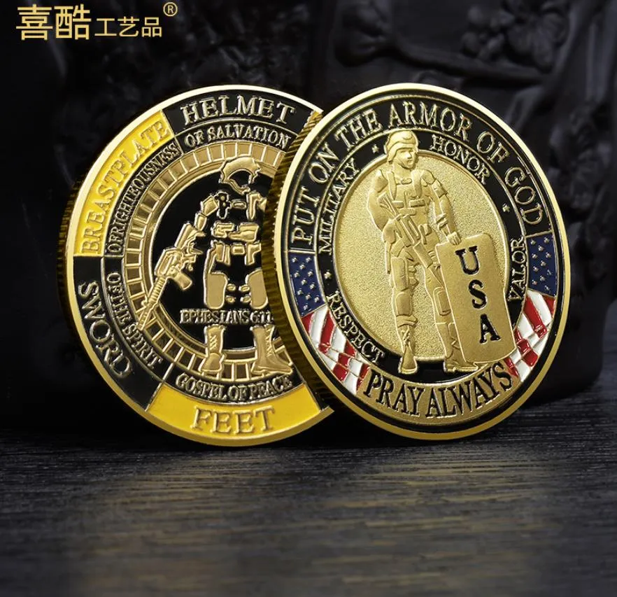 Artes e artesanato Soldados americanos Tradem ouro e moedas de prata