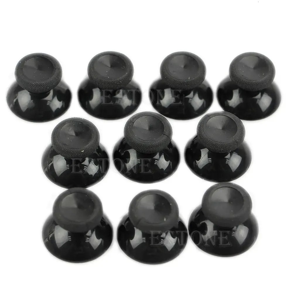 50PC Cases replacement analog thumb stick black silicone thumb stick clamp cover kit for Xbox one controller 231108