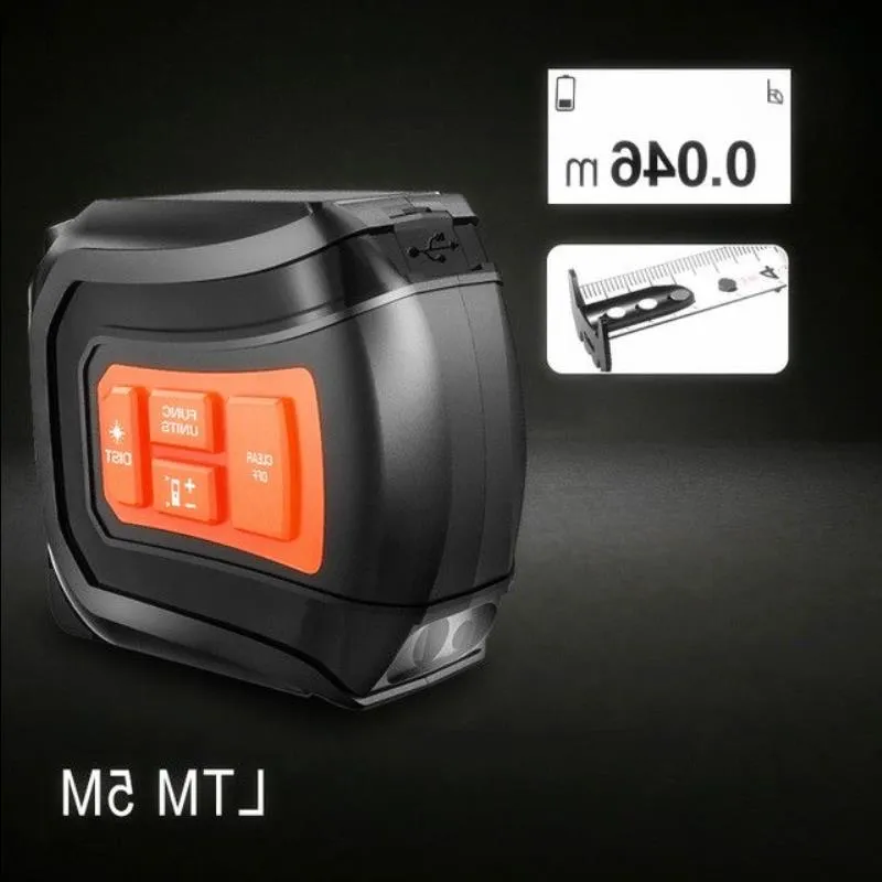 Wholesale High Precision Digital Laser Rangefinder With 360° Inclinometer, USB Inflationometer