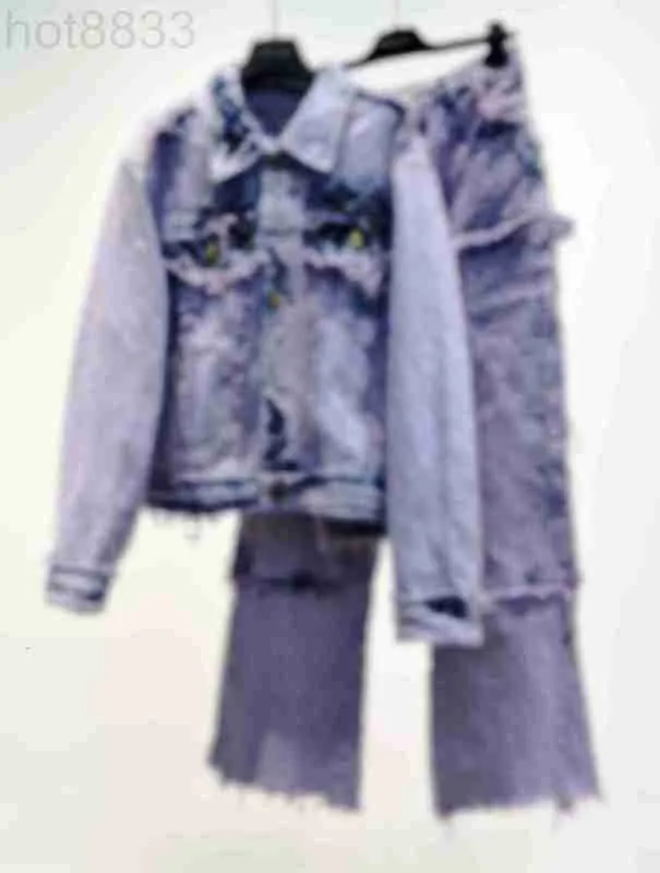 メンズジーンズデザイナー23SSパリItlayスキニーカジュアルストリートファッションポケット暖かい男性女性カップルアウトウェア無料船L0406 A8TB