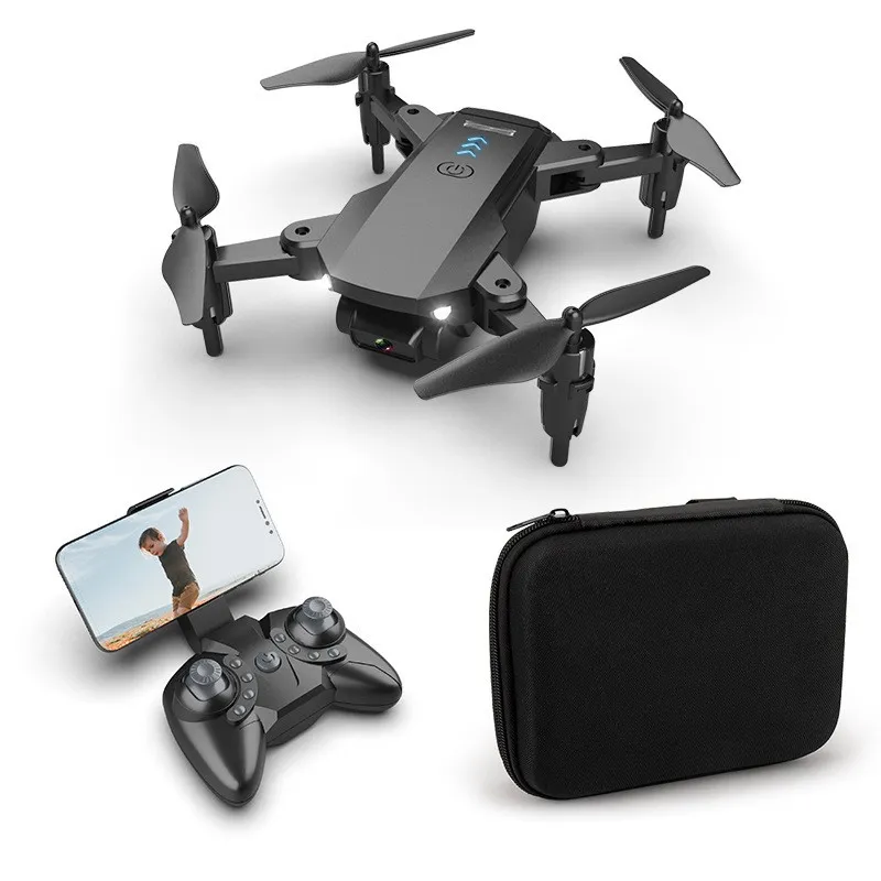 Drone RC con fotocamera 4K Professinal Intelligent Uav Grandangolo Dual HD Telecamere Pieghevole RC Elicottero WIFI FPV Altezza Grembiule Telecomando elettrico Giocattoli Regali