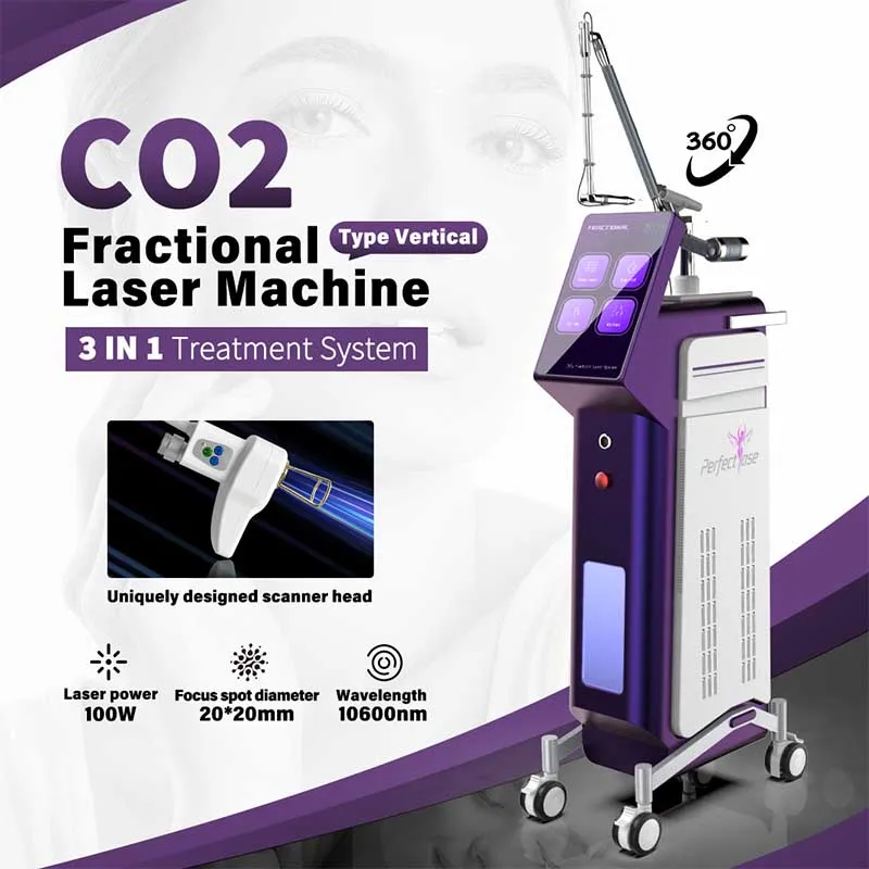 Pixel Tighten Skin Improve Skin Texture Enlarged Pores Facial Resurfacing Laser Equipment 100W