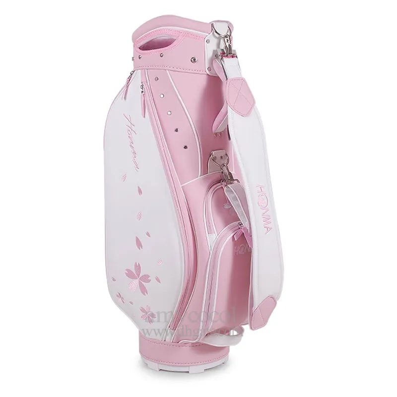 HONMA Golf Cart Vessel Golf Bags Pink Imited Edition For Women, 8.5