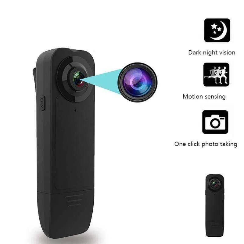 Mini Telecamera Spia Nascosta HD 1080p A Forma Di Portachiavi – Visione Notturna, Rilevamento Movimento, Registrazione In Loop (senza Audio)