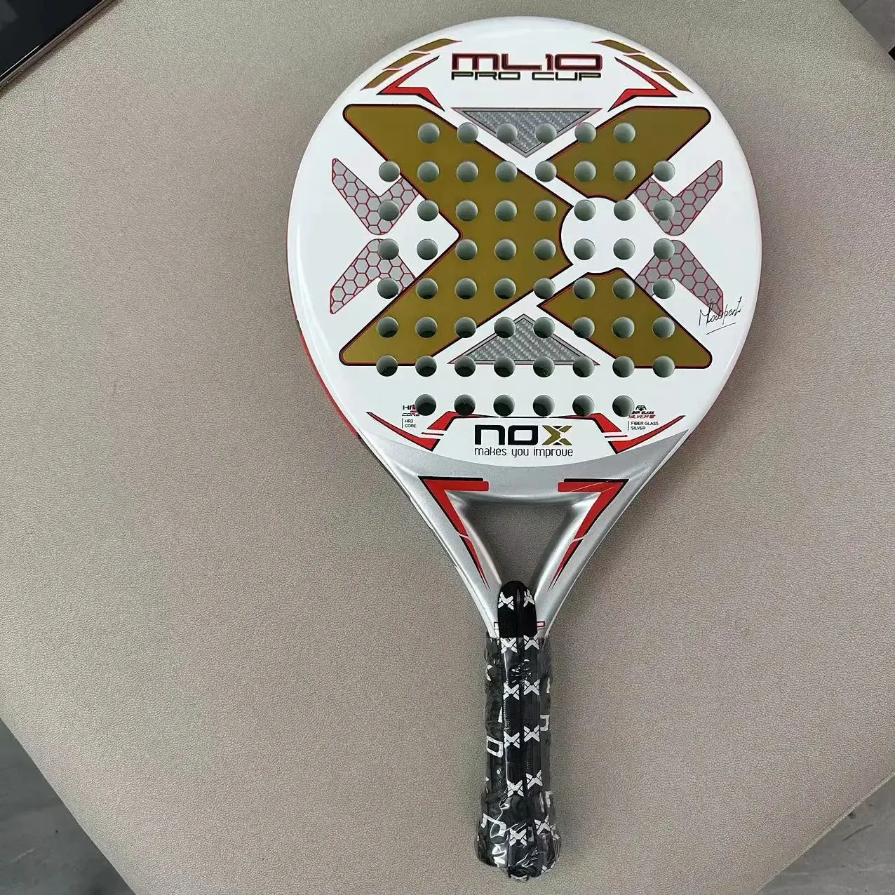 テニスラケットパデルテニスラケット3K 12K 18Kファイバーファイバーラフな表面高バランスEVAソフトメモリパデルパドル231108