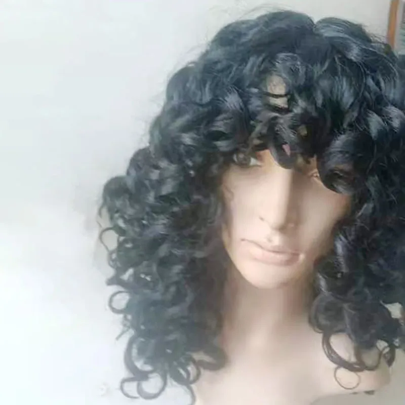 Factory wholesale hot selling African 20 inch wigs for women with small curly synthetic wigs