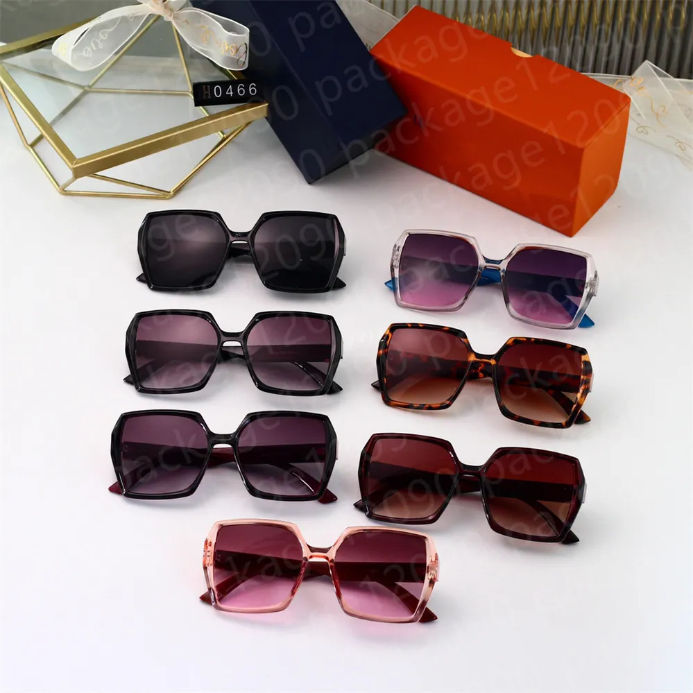 pair eyewear brand Fashion Summer Beach Luxury Sunglasses 0466 Designer Overszie Goggle Sunglasses for Man Woman UV400 Top Quality reality eyewear Black with box